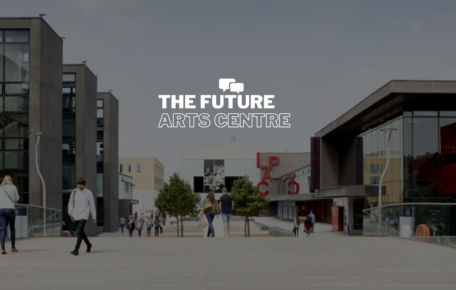LPAC building with Future Arts Centre text overlayed