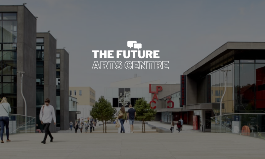 LPAC building with Future Arts Centre text overlayed