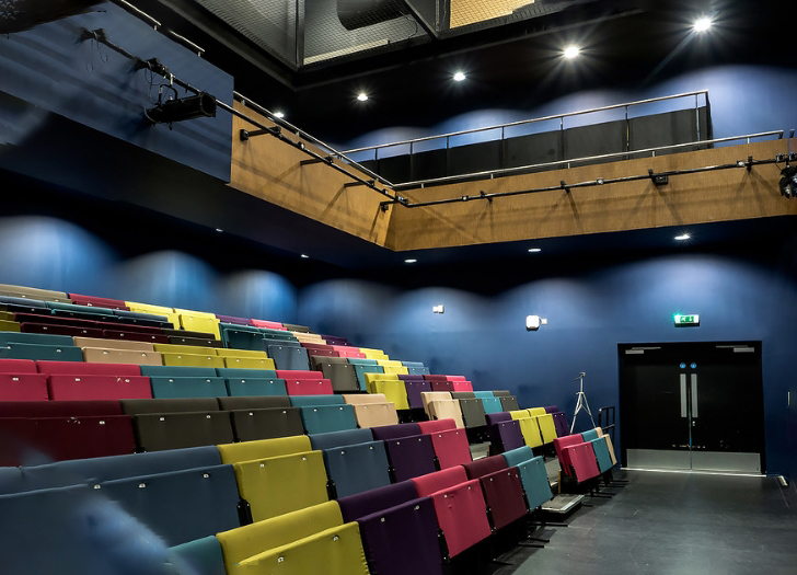 An image of the seats in the Lincoln Arts Centre auditorium