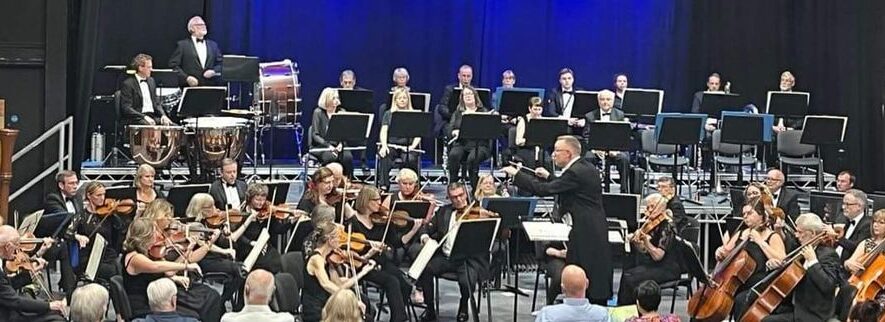 Lincoln Symphony Orchestra on stage